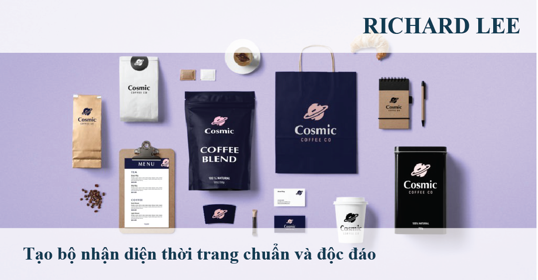 Tạo bộ nhận diện thương hiệu thời trang chuẩn và độc đáo